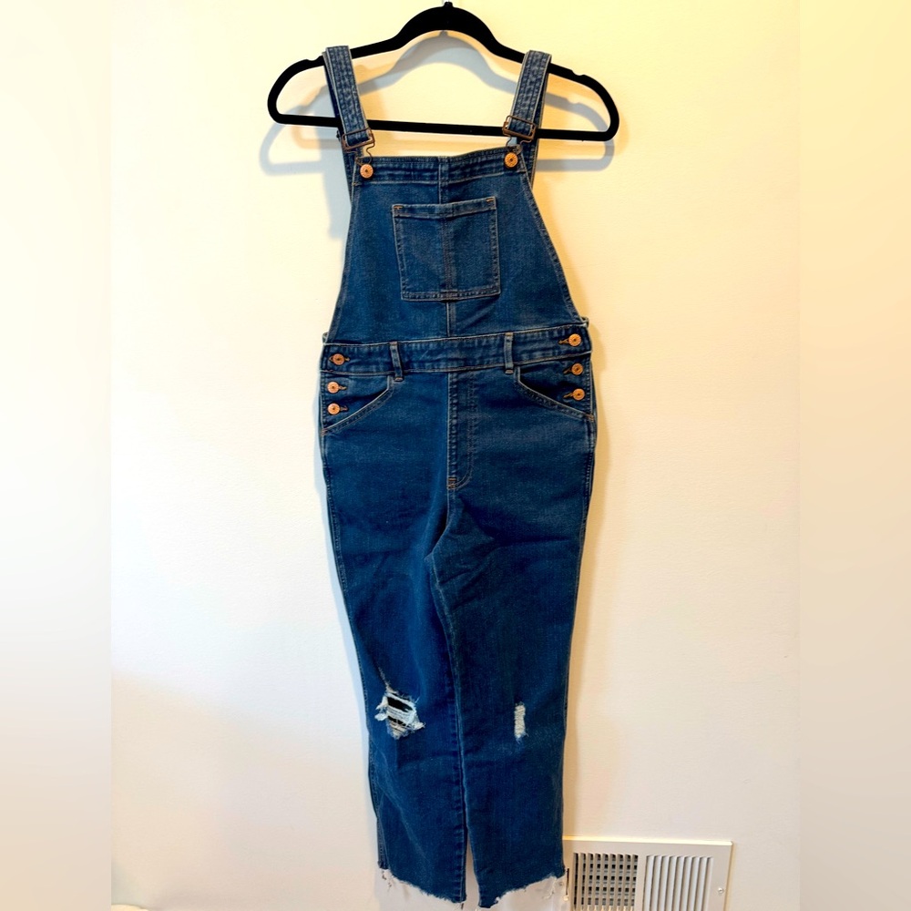 Express Denim Blue Women's Overalls Size 6